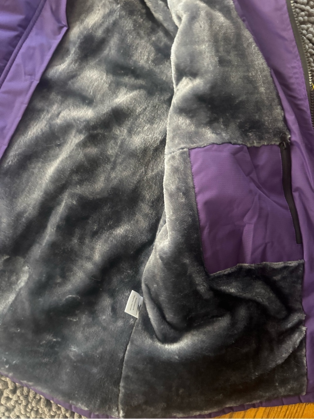 Purple Waterproof Winter Jacket - Picture 3 of 6